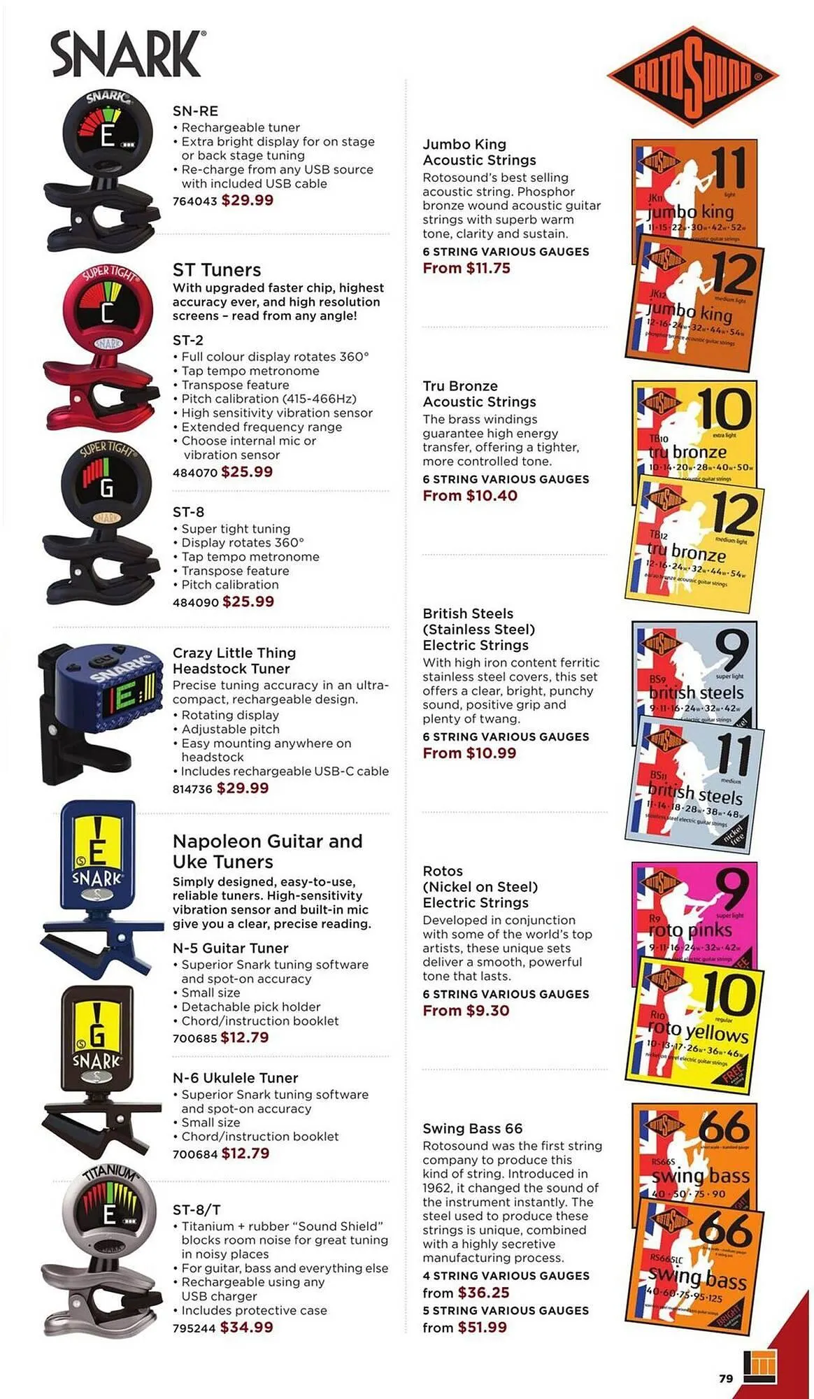 Long & McQuade flyer from October 9 to October 31 2025 - flyer page 79