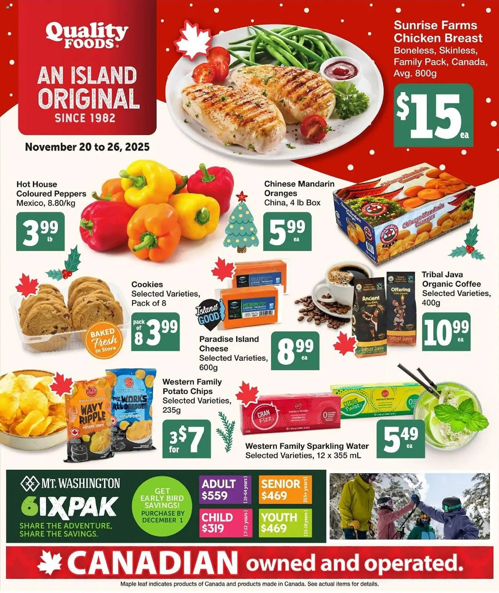 Quality Foods flyer from November 20 to November 27 2025 - flyer page 1