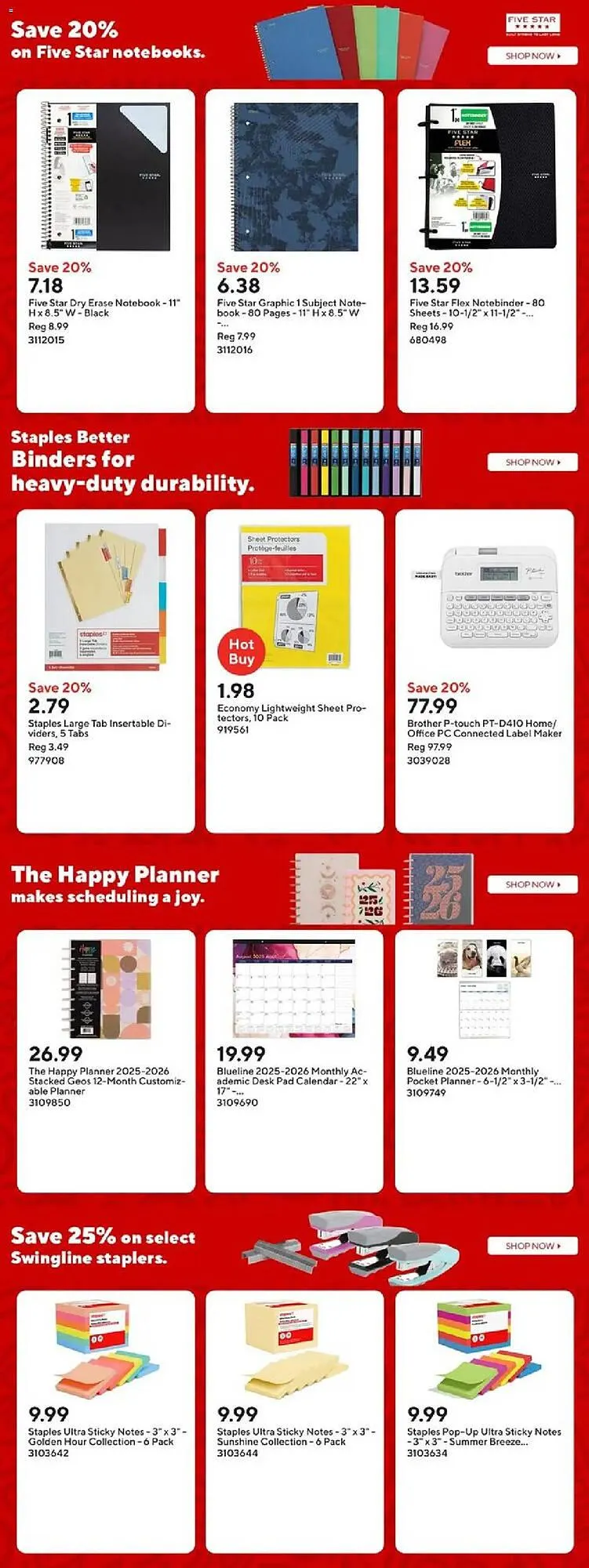 Staples flyer from July 18 to July 25 2025 - flyer page 13