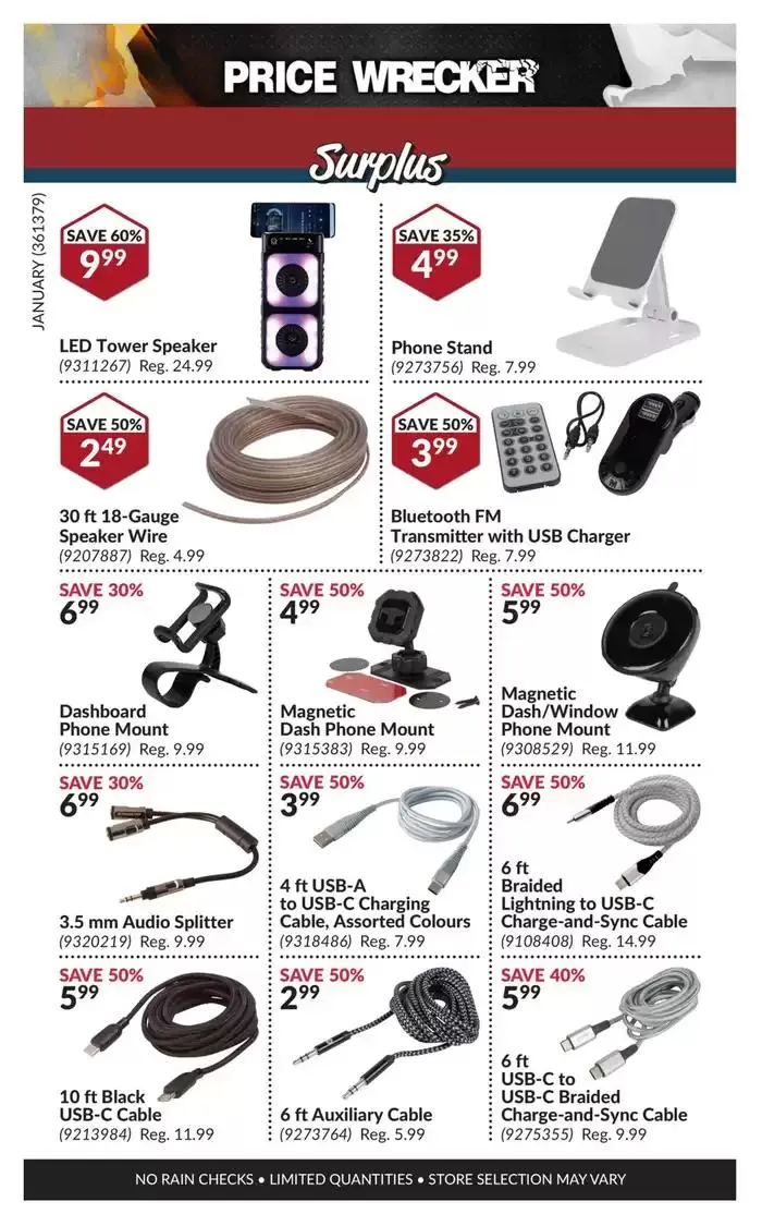 Price Wrecker from January 1 to January 31 2025 - flyer page 7
