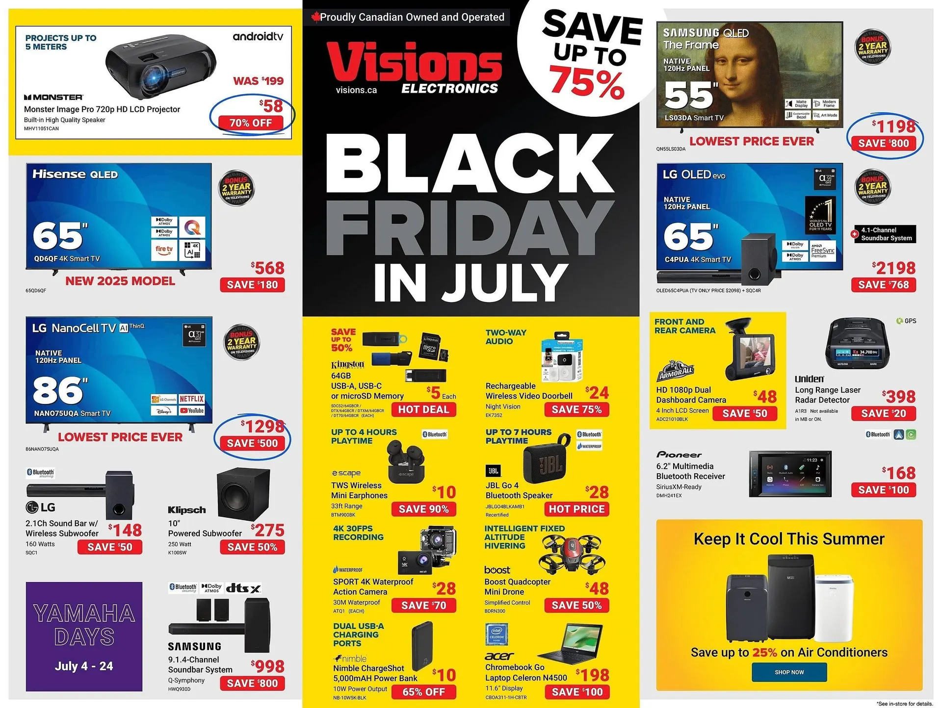 Visions Electronics flyer - 1