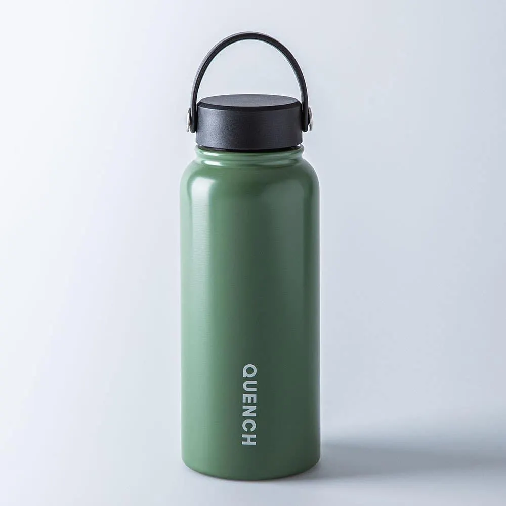 KSP Quench Double Wall Bottle with Handle 32 Oz. (Sage)