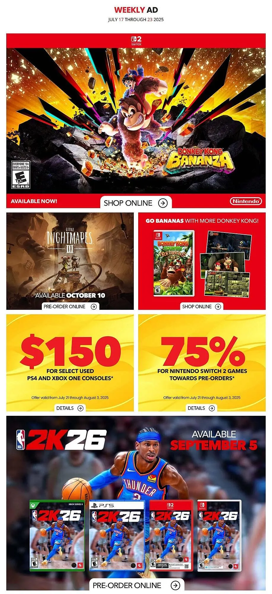 GameStop flyer - 1