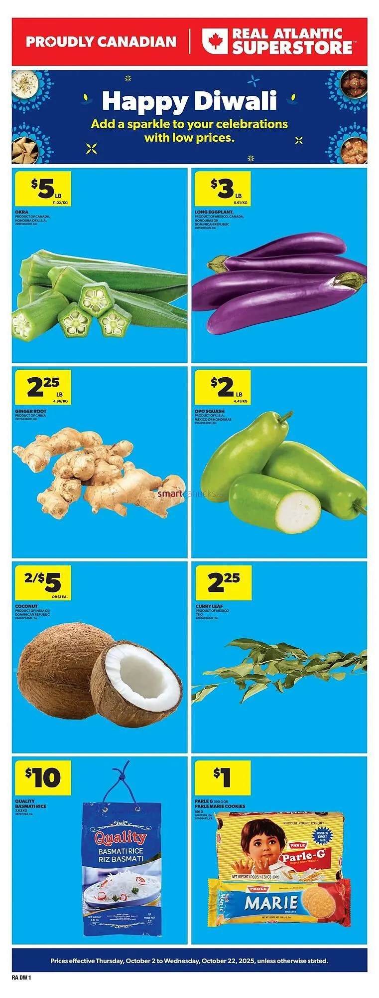 Real Canadian Superstore flyer from October 2 to October 8 2025 - flyer page 1