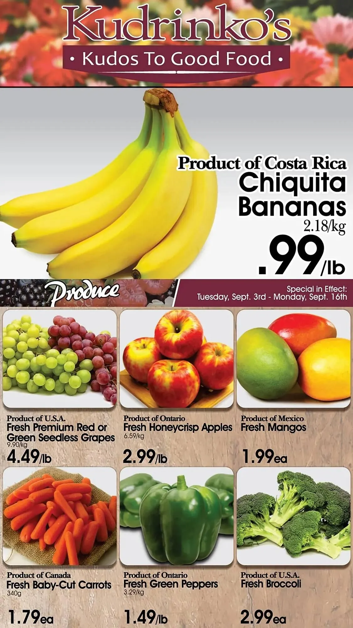 Kudrinko's flyer from September 5 to September 11 2024 - flyer page 2