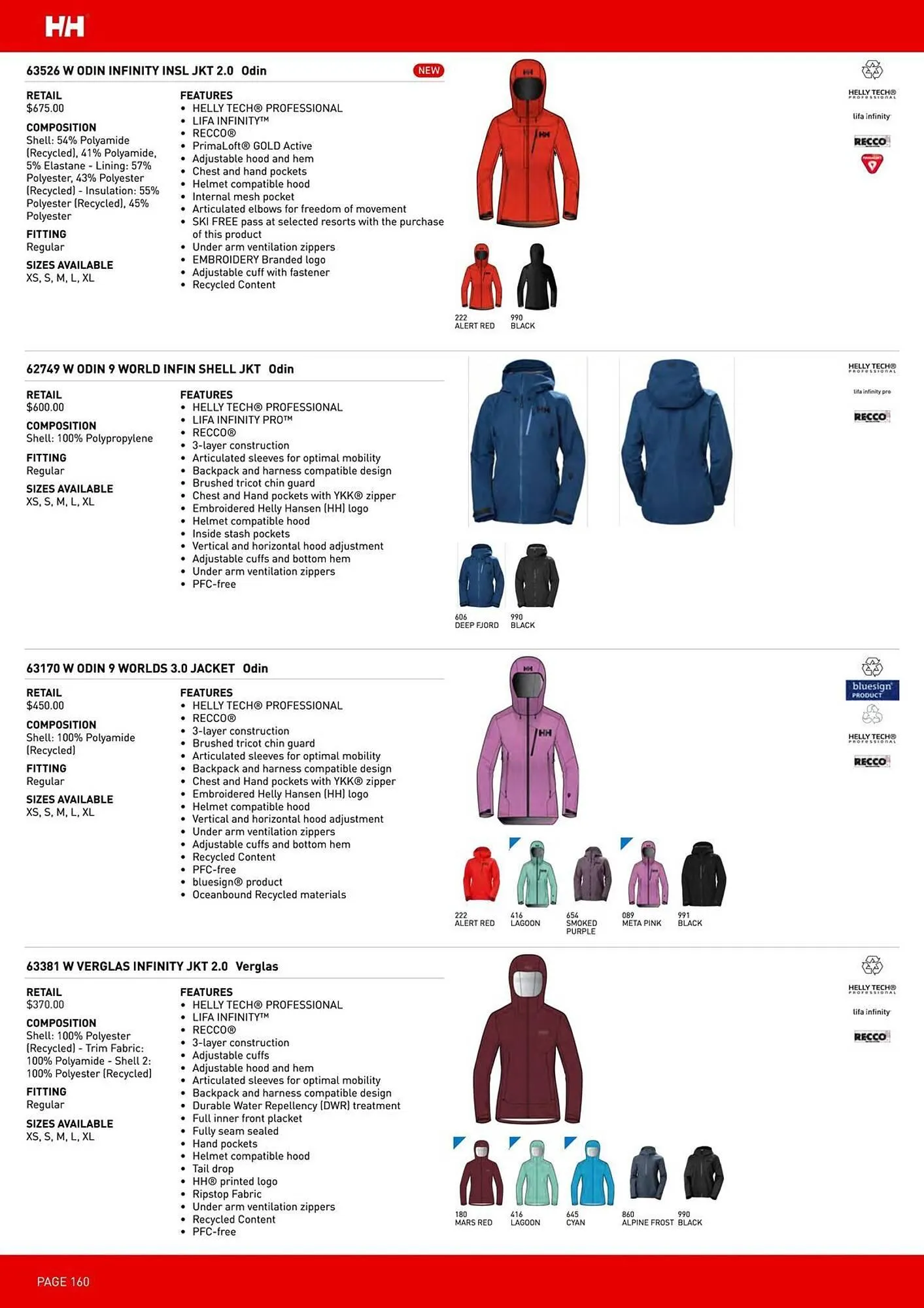 Helly Hansen flyer from September 11 to February 28 2026 - flyer page 160