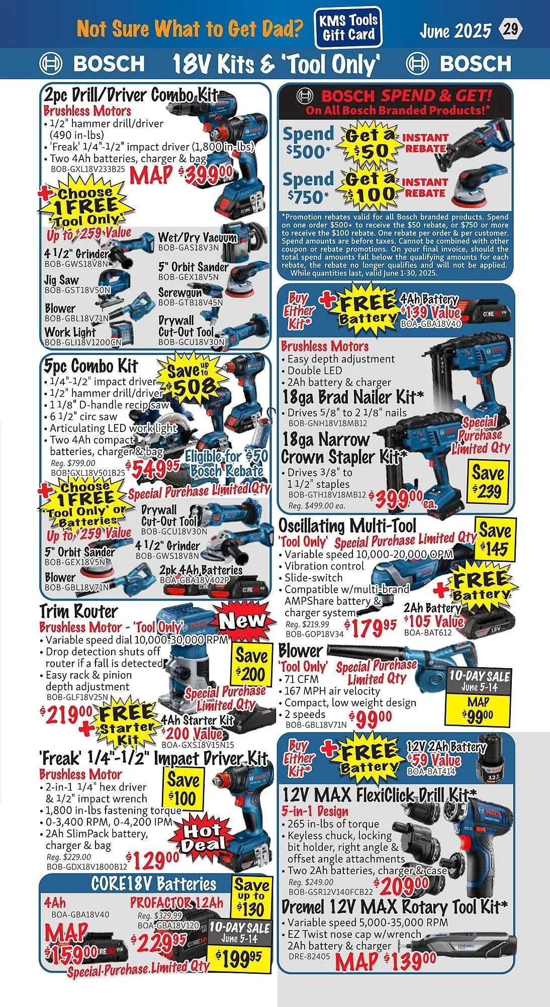 KMS Tools flyer from June 1 to June 30 2025 - flyer page 29