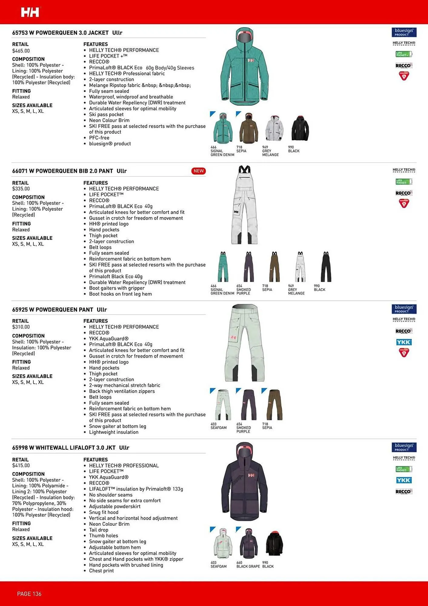 Helly Hansen flyer from September 11 to February 28 2026 - flyer page 136