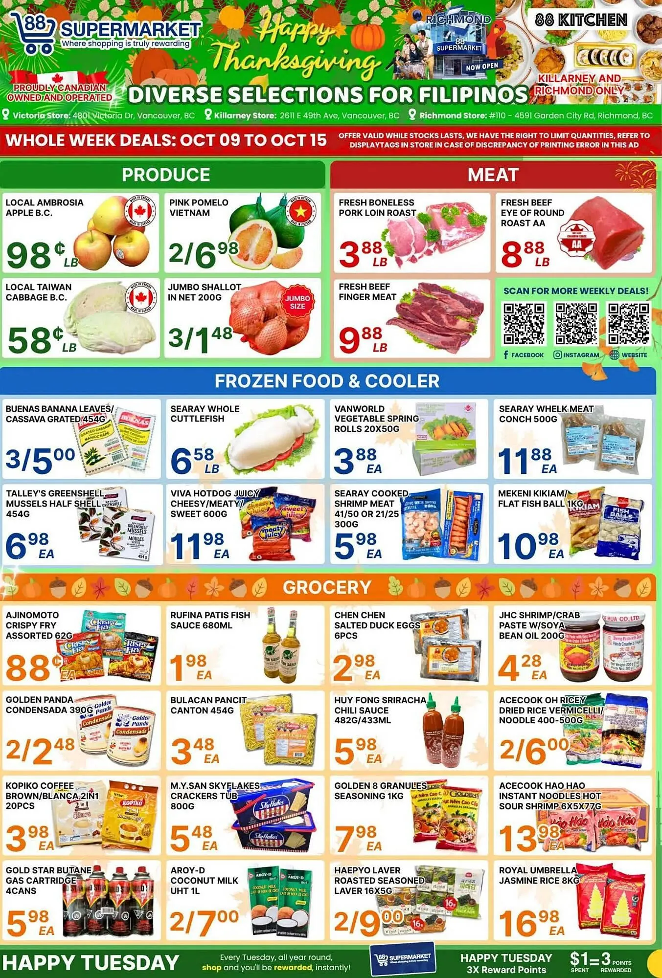 88 Supermarket flyer from October 9 to October 15 2025 - flyer page 1