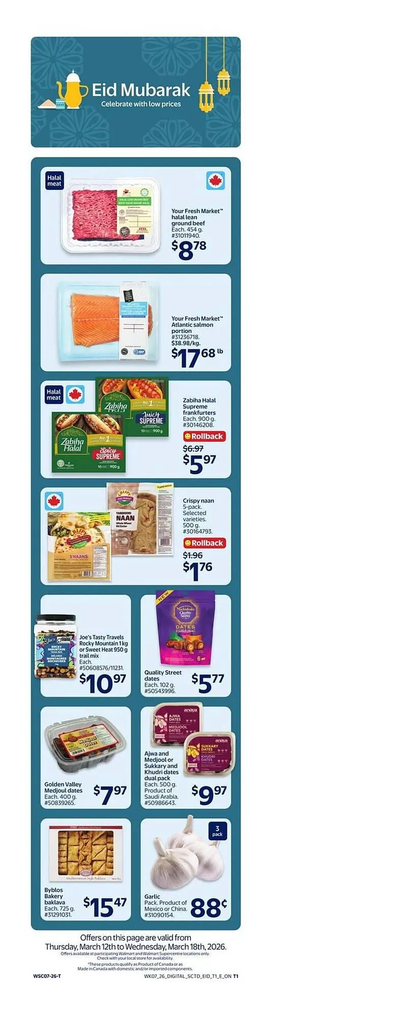 Walmart flyer from March 12 to March 18 2026 - flyer page 3