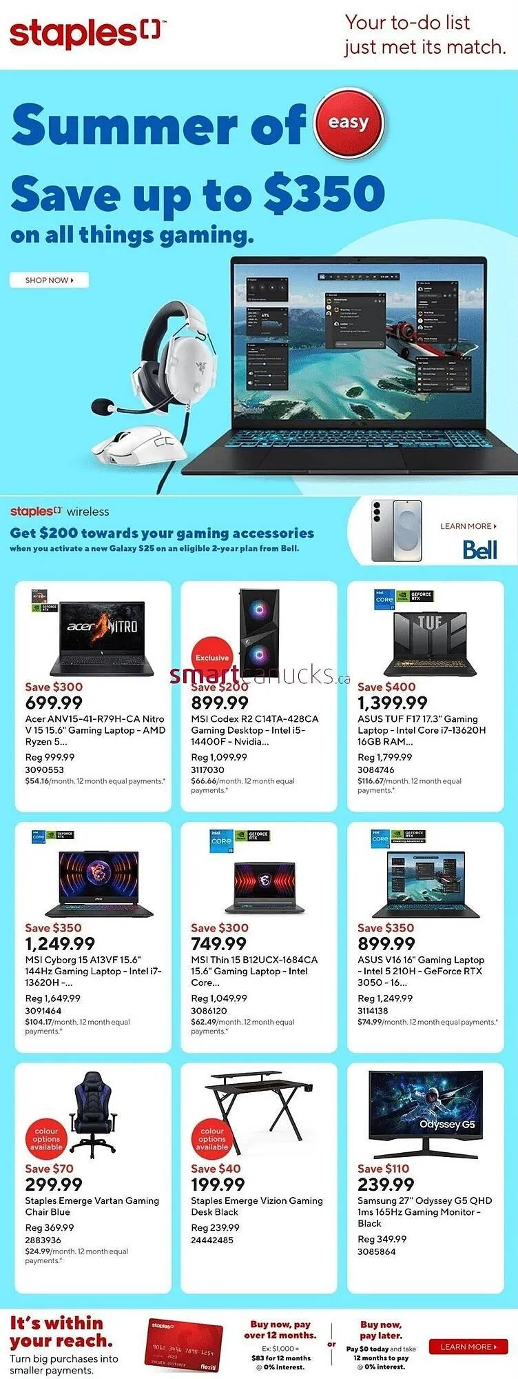 Staples flyer from June 20 to June 26 2025 - flyer page 1