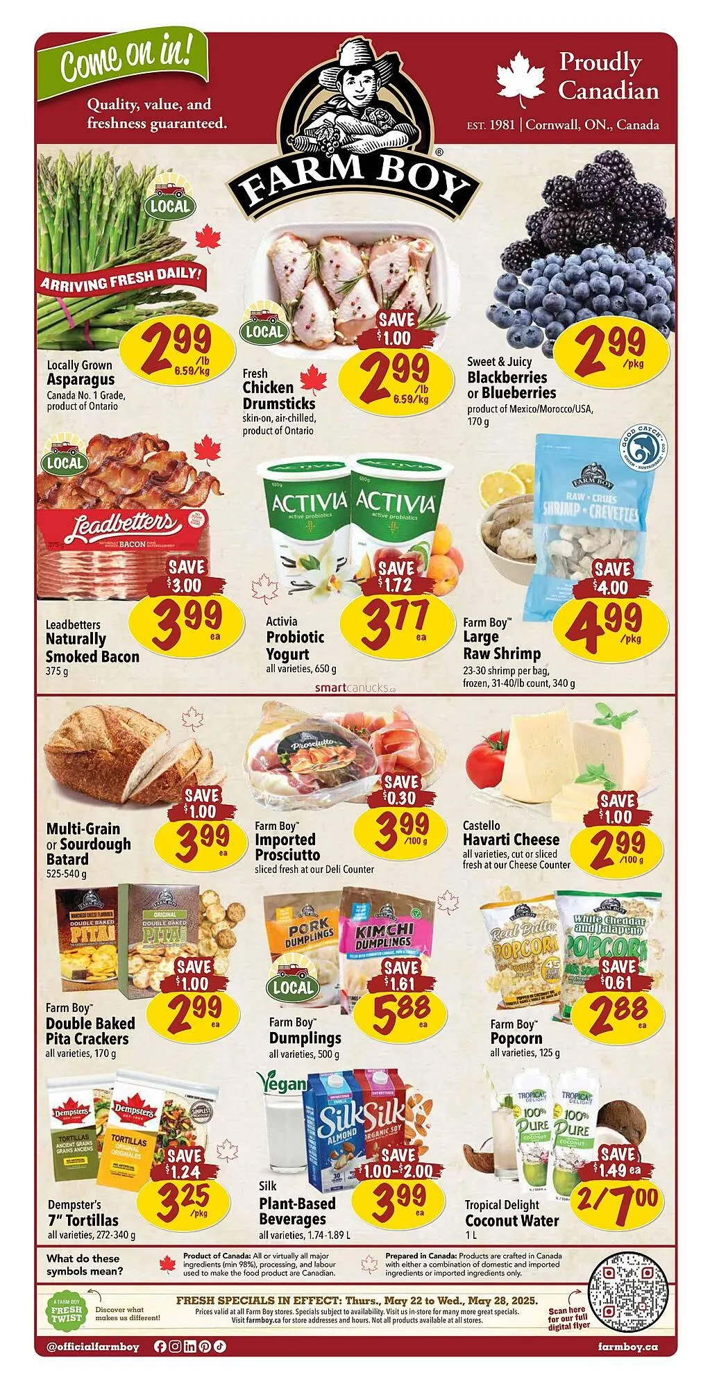 Farm Boy flyer from May 22 to May 28 2025 - flyer page 1