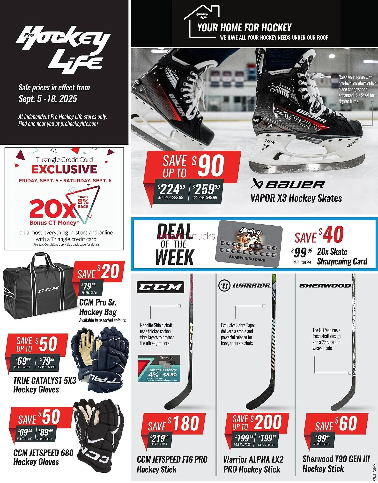 Hockey Life flyer from September 5 to September 11 2025 - flyer page 1