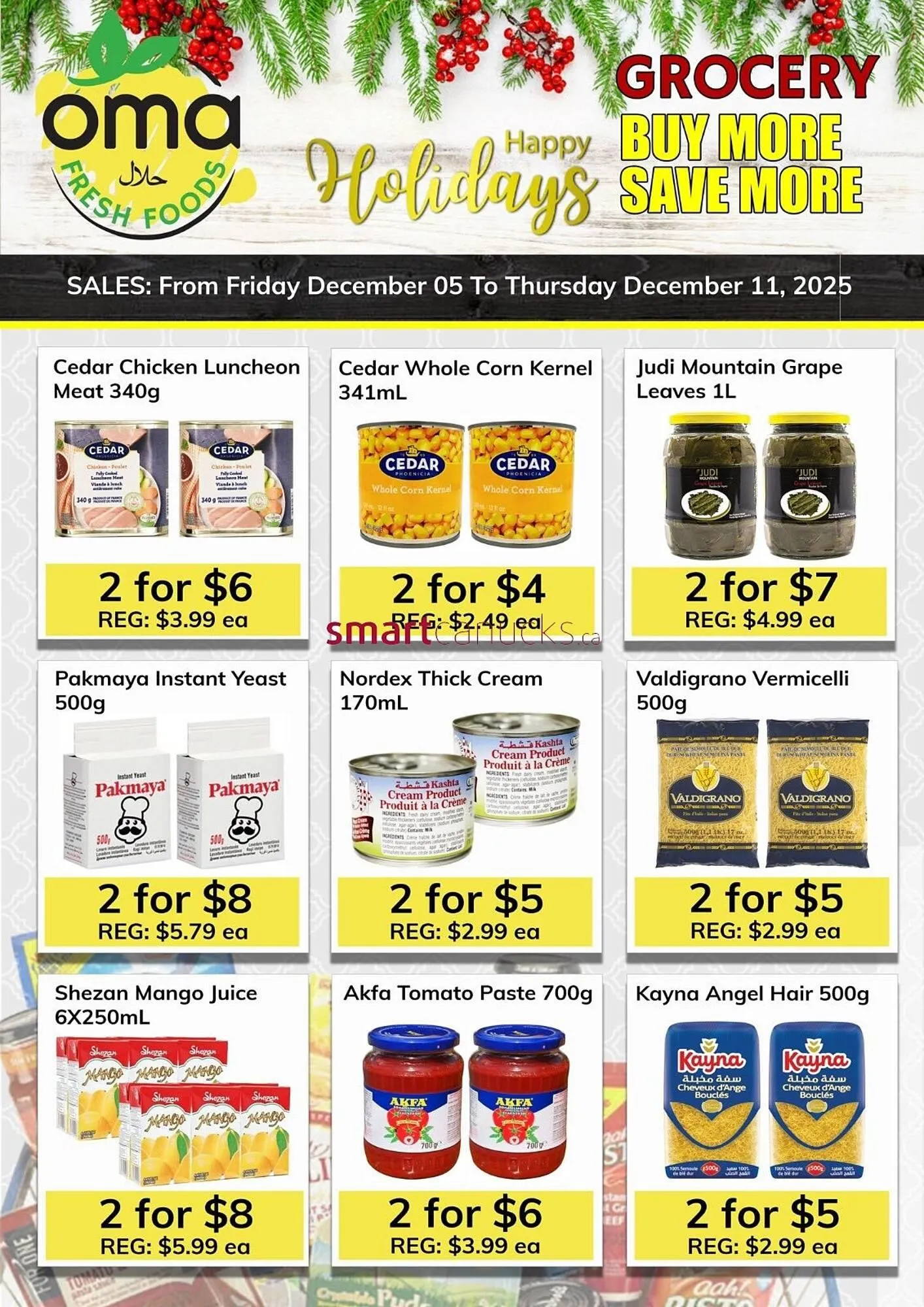Oma Fresh Foods flyer from December 5 to December 11 2025 - flyer page 5