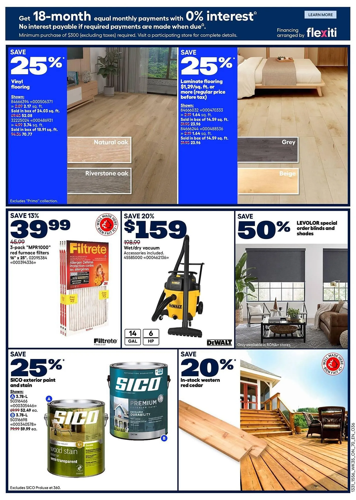 RONA flyer from September 26 to October 17 2025 - flyer page 2
