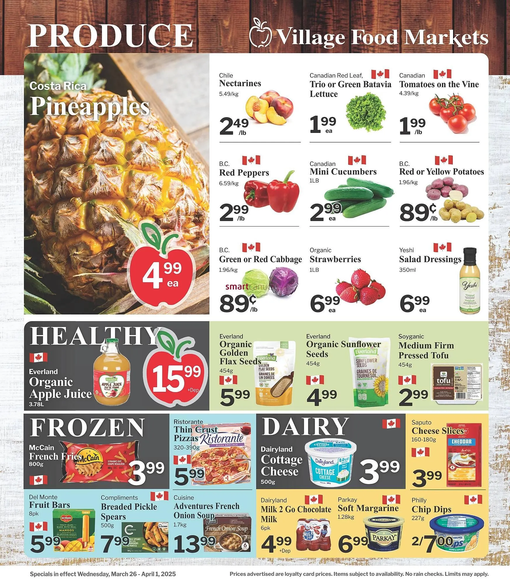 Village Food Markets flyer from March 26 to April 1 2025 - flyer page 3