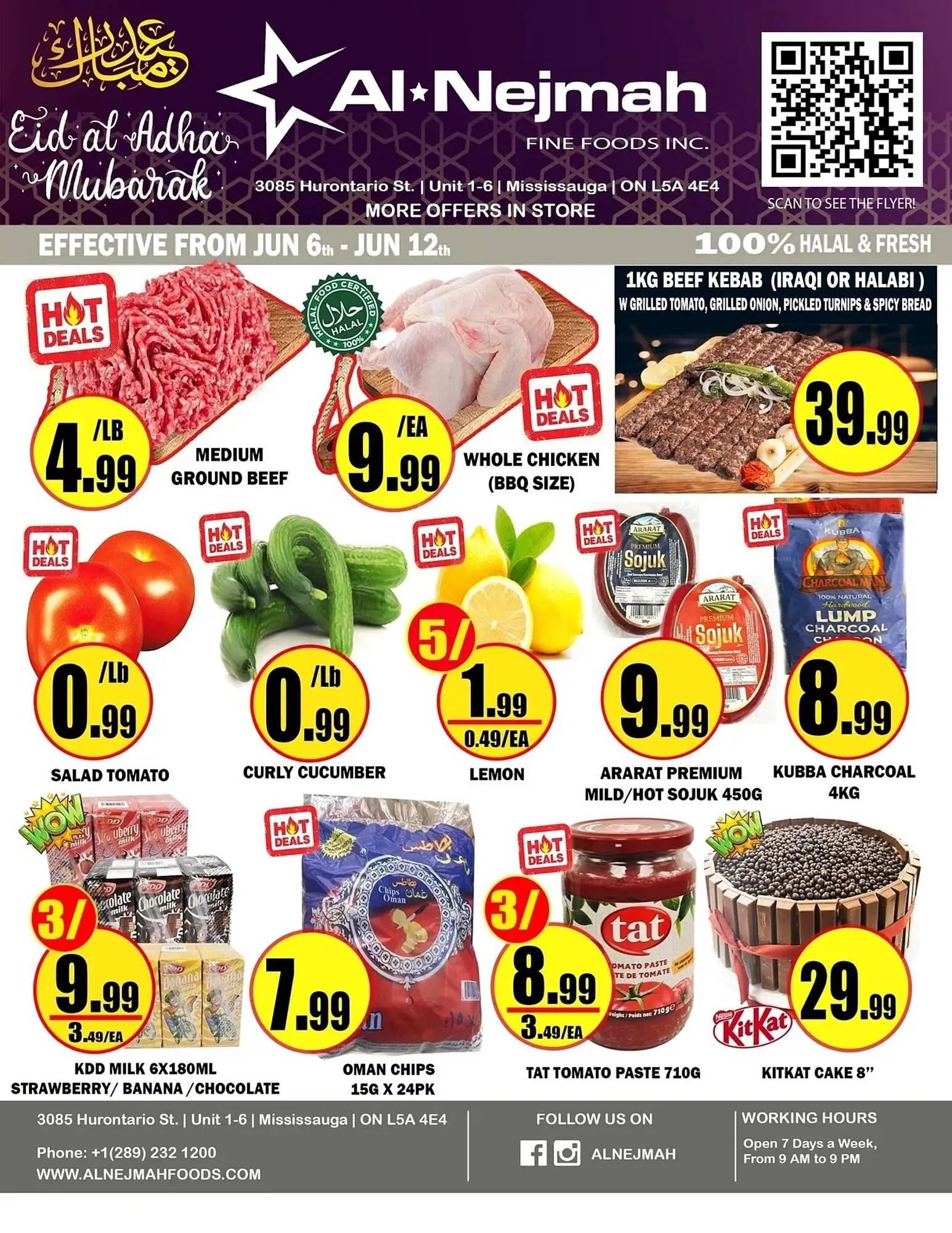 Alnejmah flyer from June 6 to June 12 2025 - flyer page 1