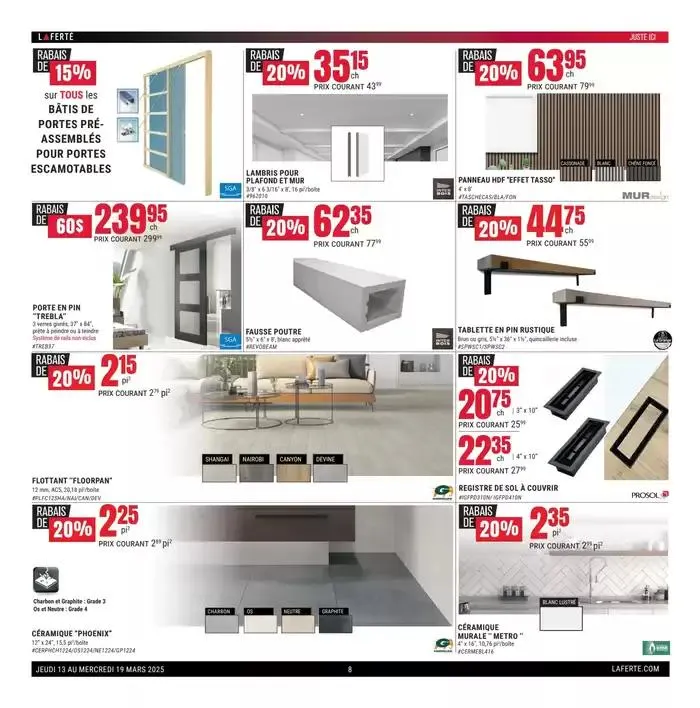 Les Speciaux De La Semaine from March 13 to March 19 2025 - flyer page 8