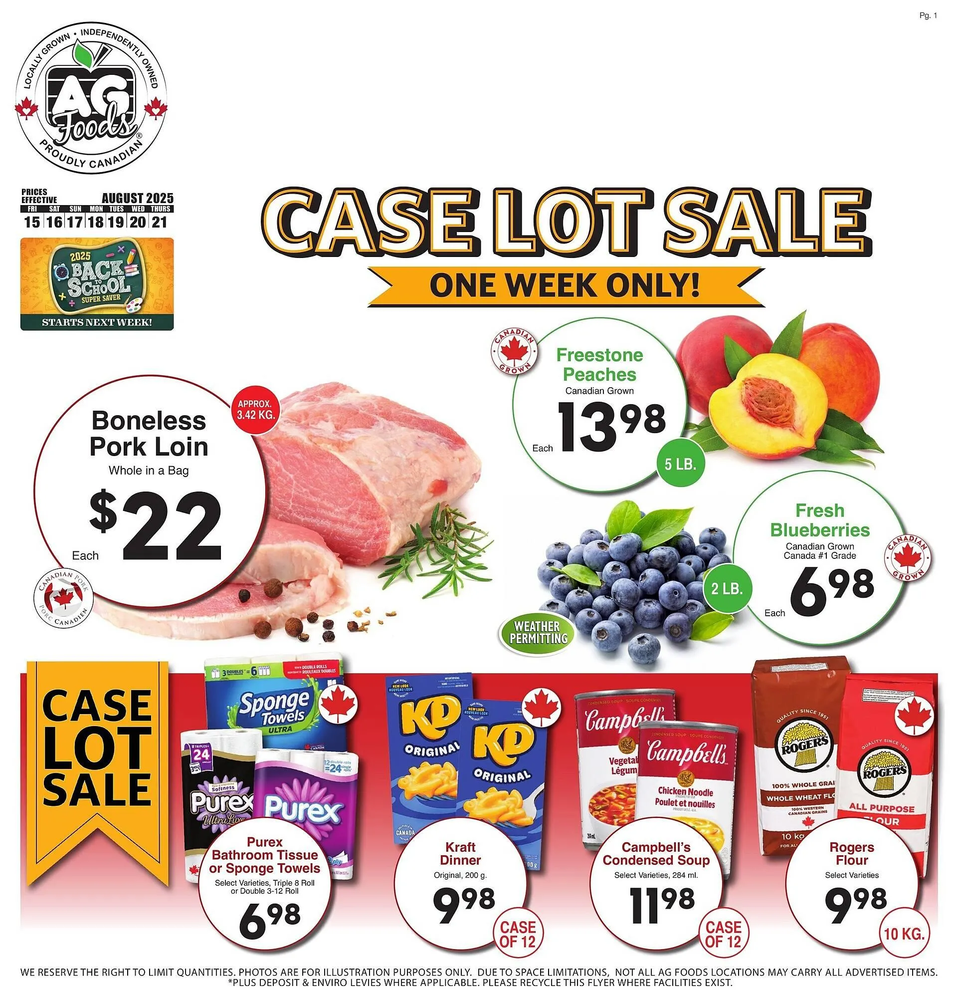 AG Foods flyer - 1