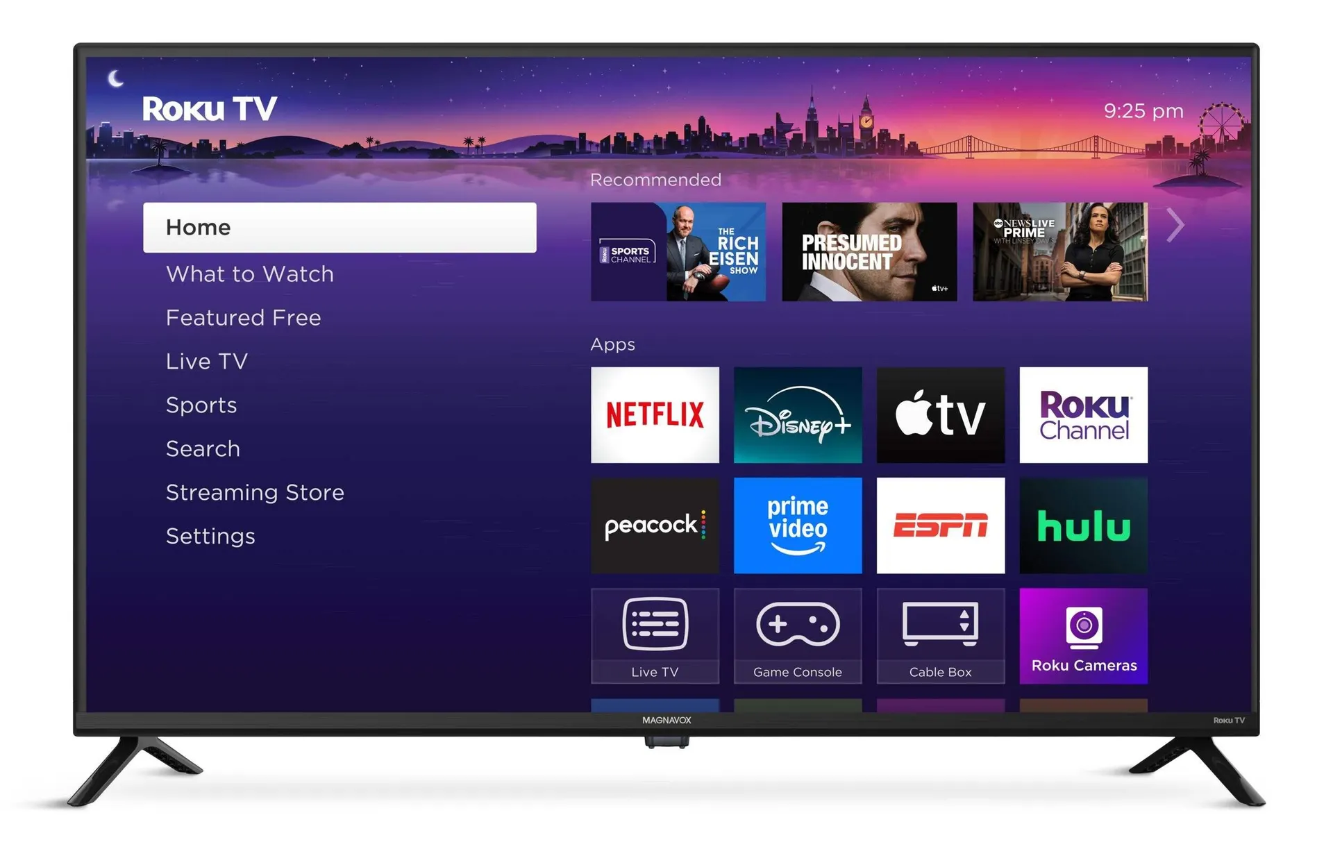 Magnavox 4K UHD Roku Smart TV, 43-in