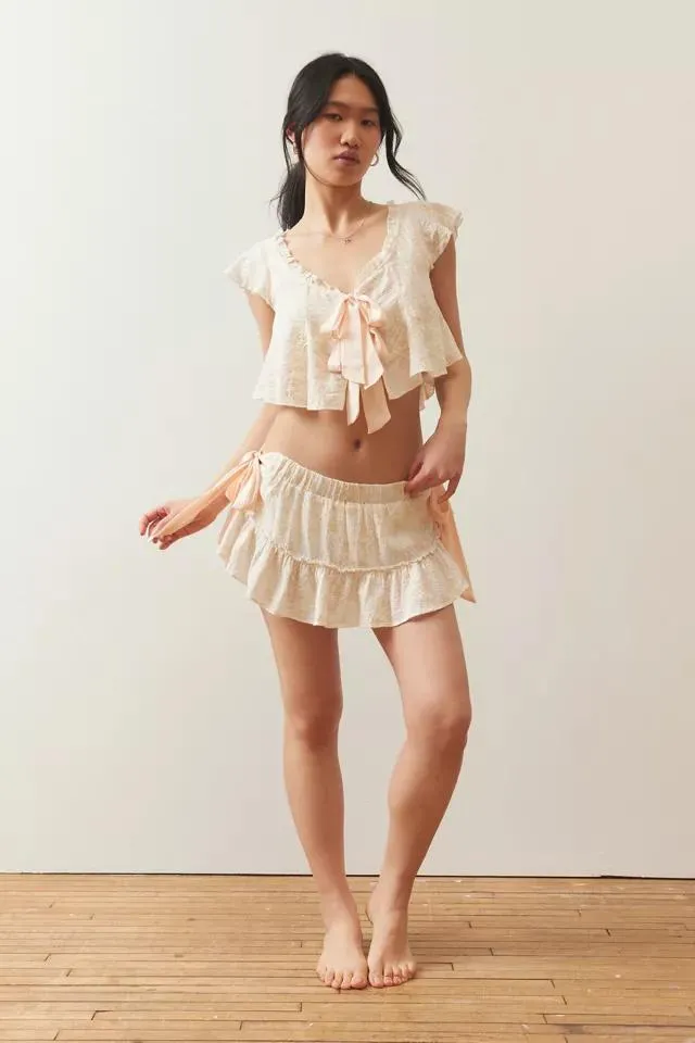 Out From Under Pretty PJ Micro Mini Skort