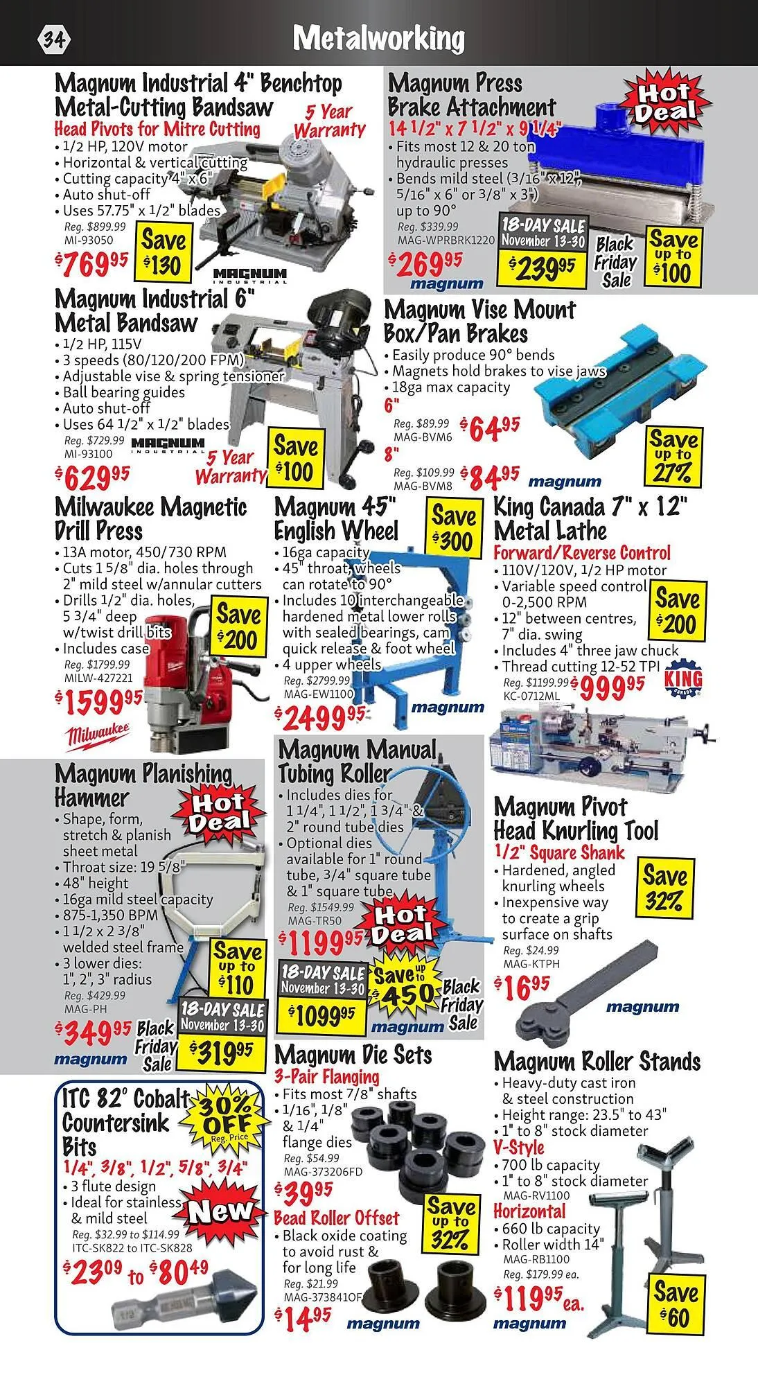 KMS Tools flyer from November 1 to November 30 2025 - flyer page 34