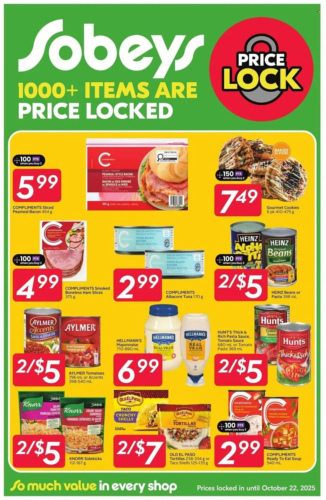 Sobeys flyer from September 18 to October 22 2025 - flyer page 1
