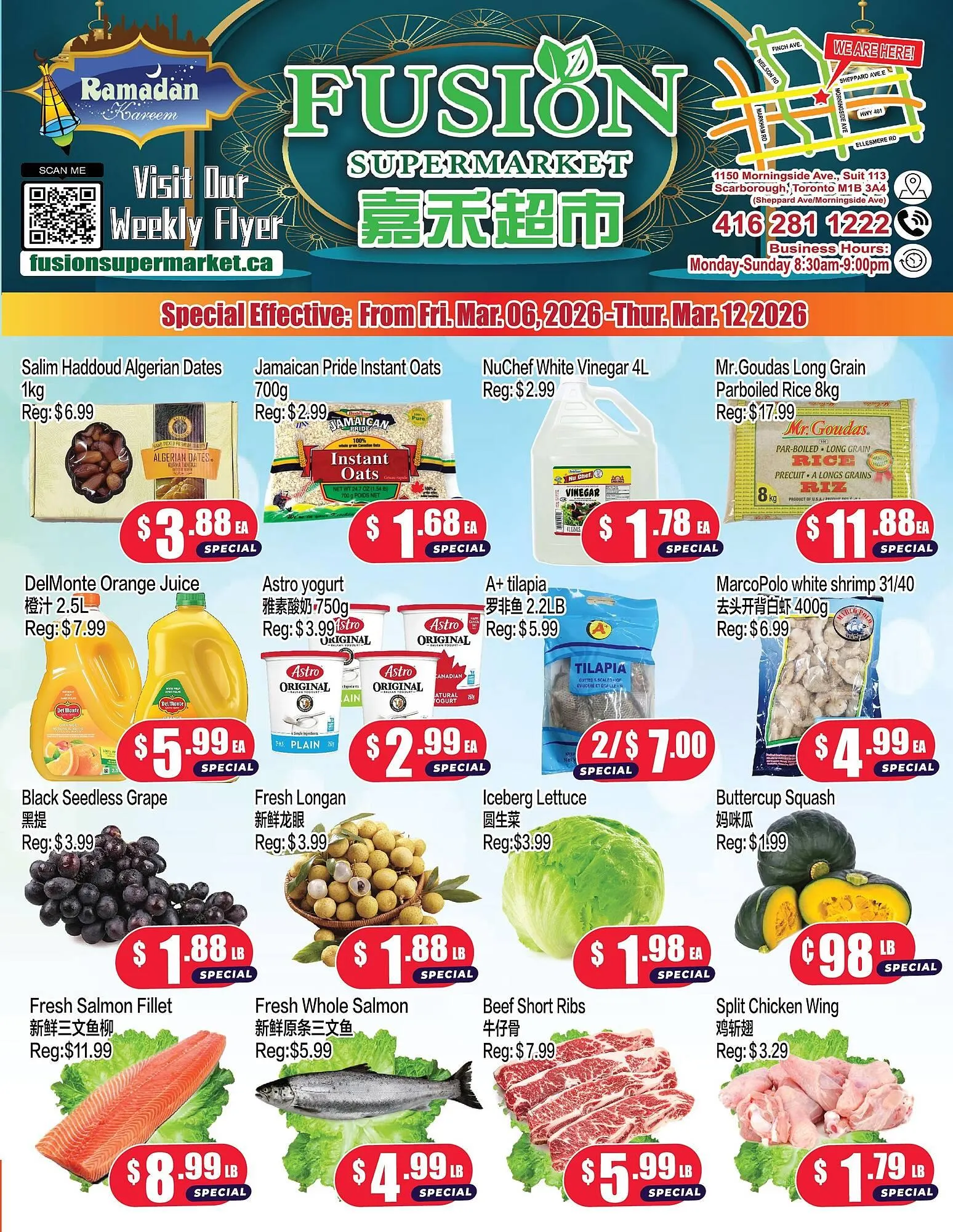 Fusion Supermarket flyer from March 6 to March 12 2026 - flyer page 1