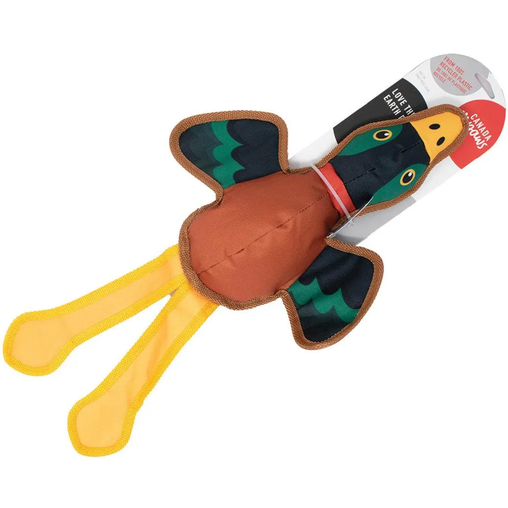 Canada Paws, Love The Earth - Duck - 20" - Plush Dog Toy