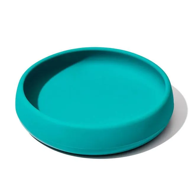 OXO Tot Silicone Plate, Teal