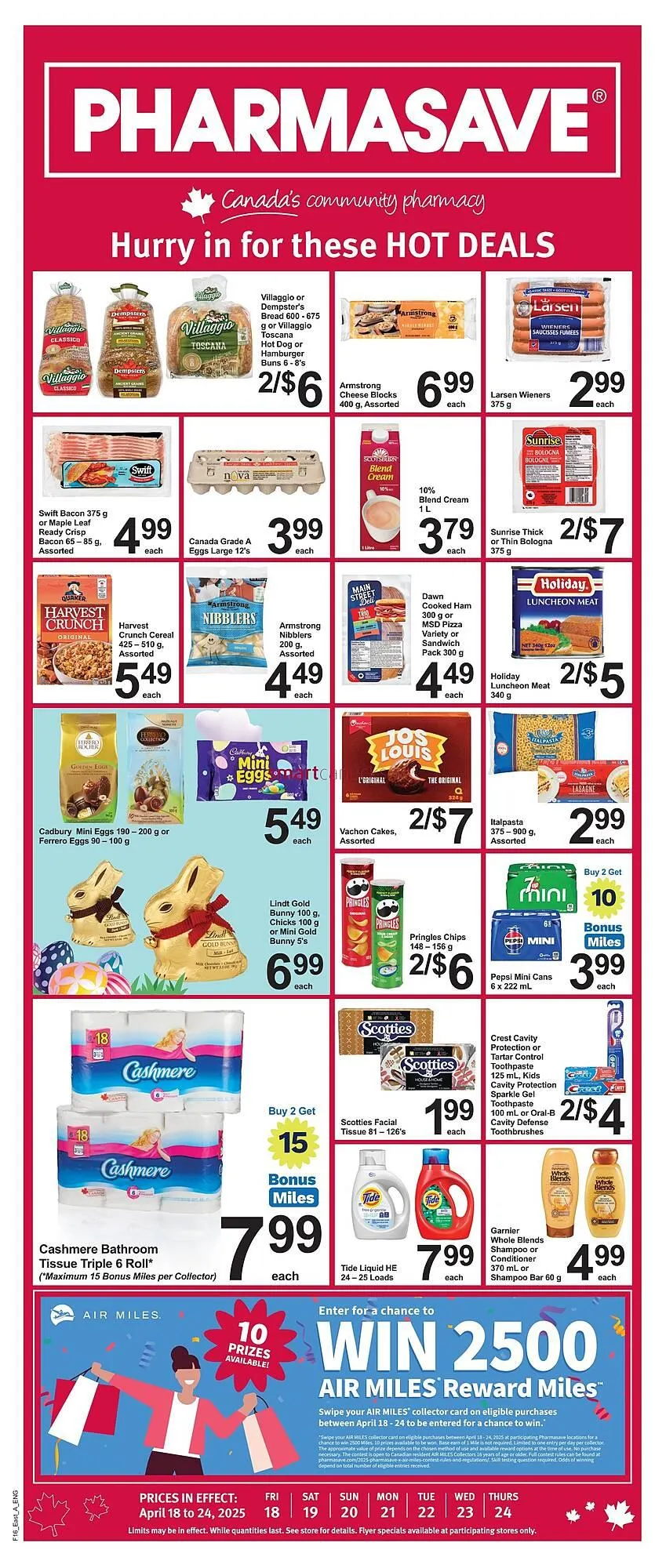 Pharmasave flyer from April 17 to April 23 2025 - flyer page 1