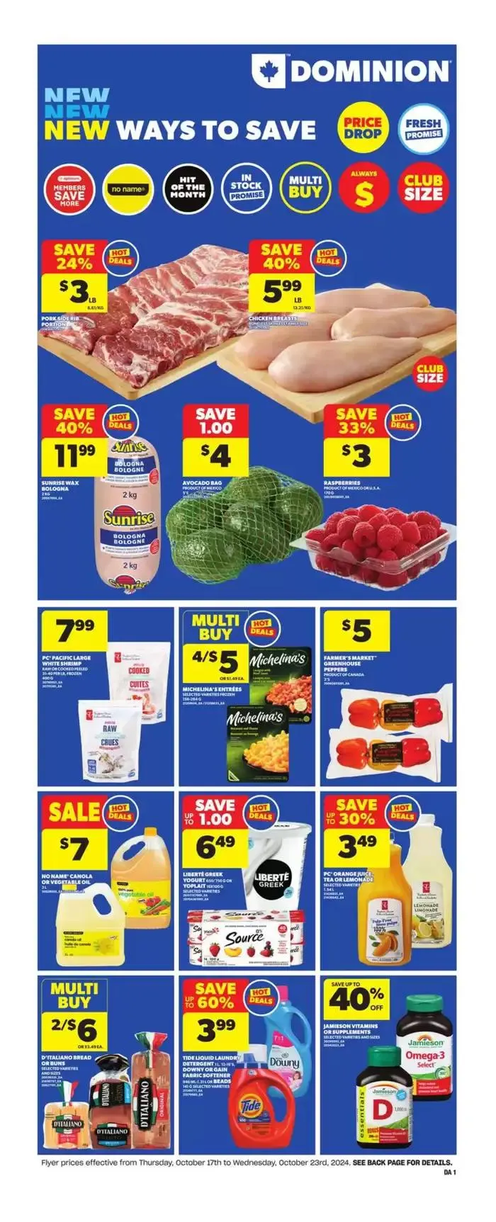 Weekly flyer Dominion from October 17 to October 23 2024 - flyer page 3