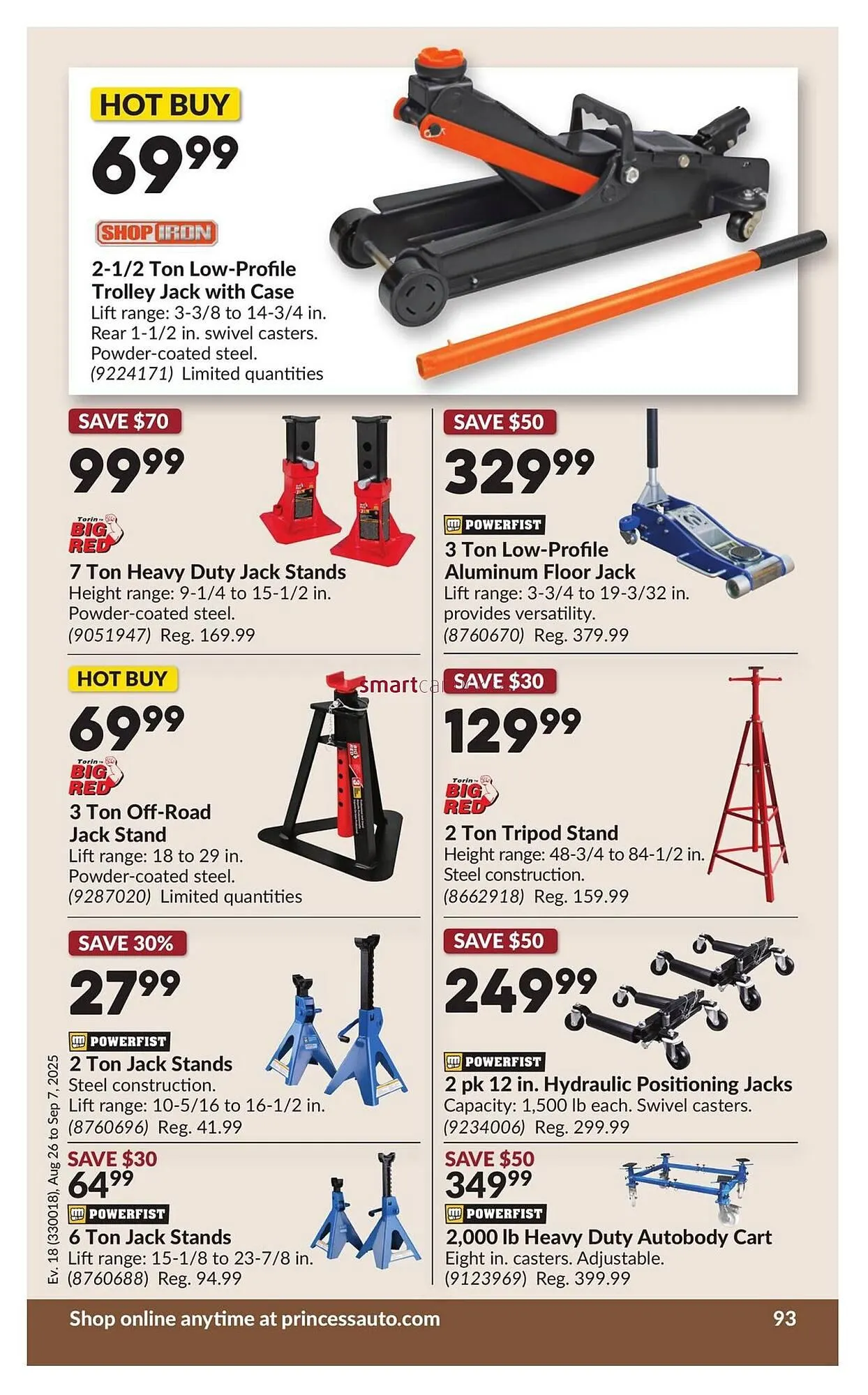 Princess Auto flyer from August 26 to September 7 2025 - flyer page 99