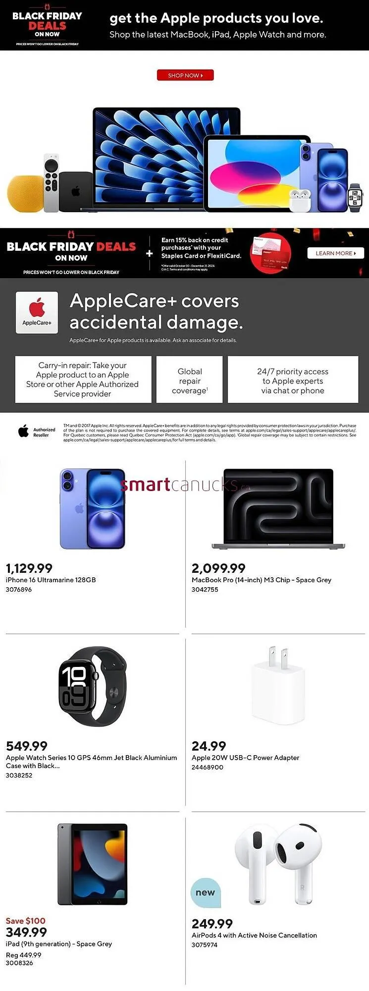 Staples flyer from November 1 to November 7 2024 - flyer page 11