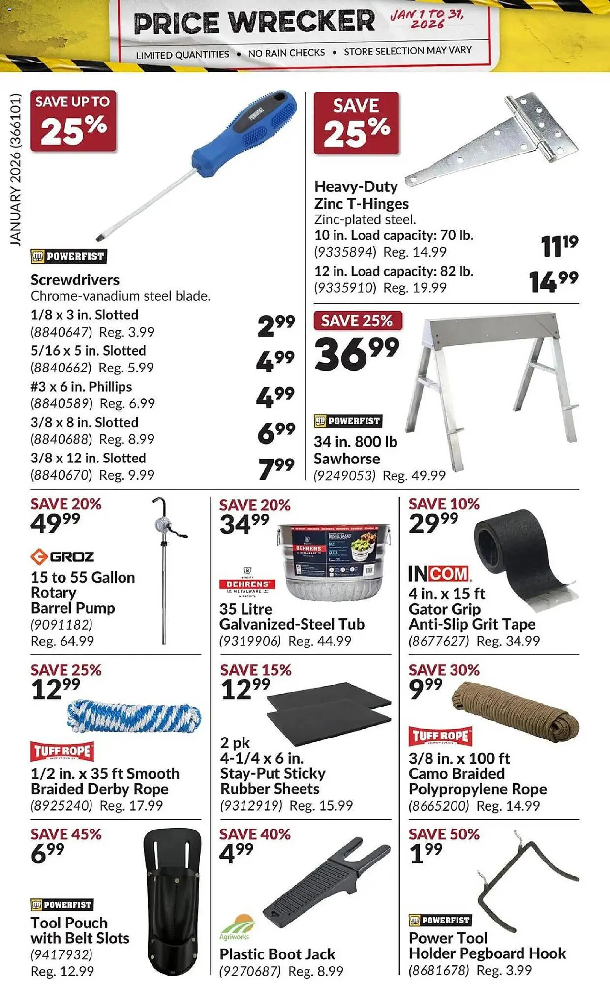 Princess Auto flyer from January 1 to February 1 2026 - flyer page 20