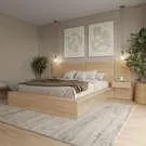 Mobilier de chambre à coucher James - Très grand lit