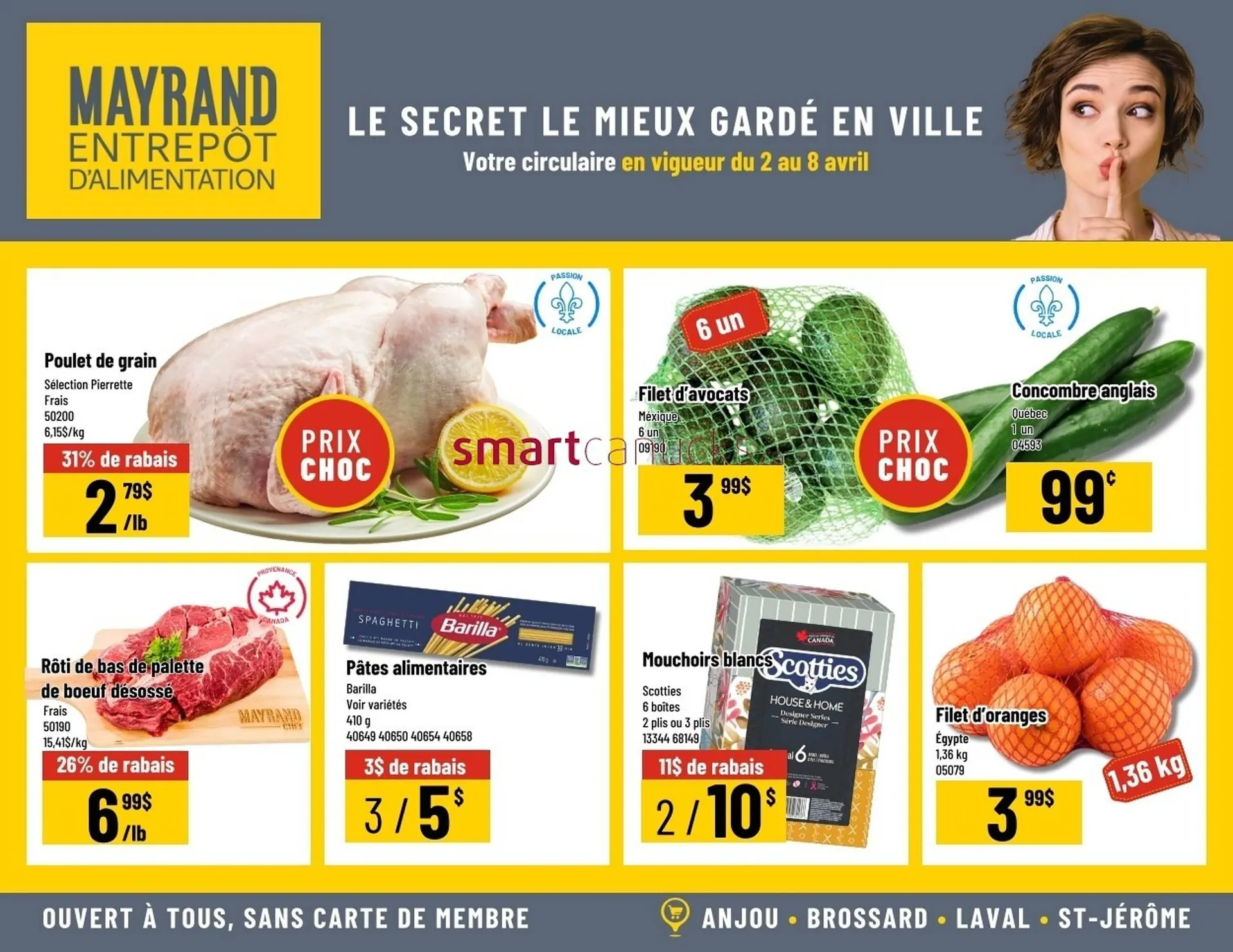 Mayrand flyer from April 2 to April 15 2025 - flyer page 1