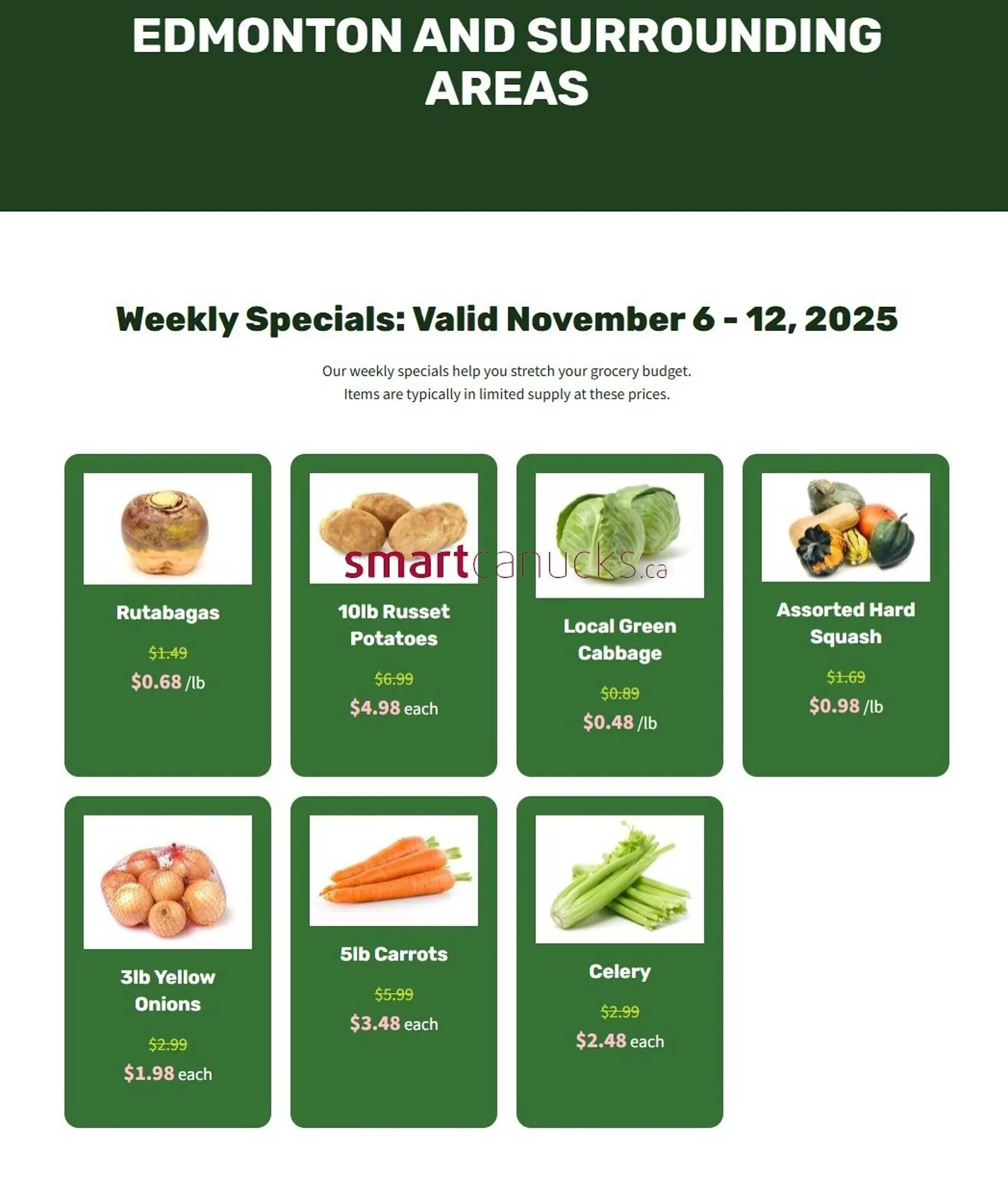 H&W Produce flyer from November 3 to November 12 2025 - flyer page 2