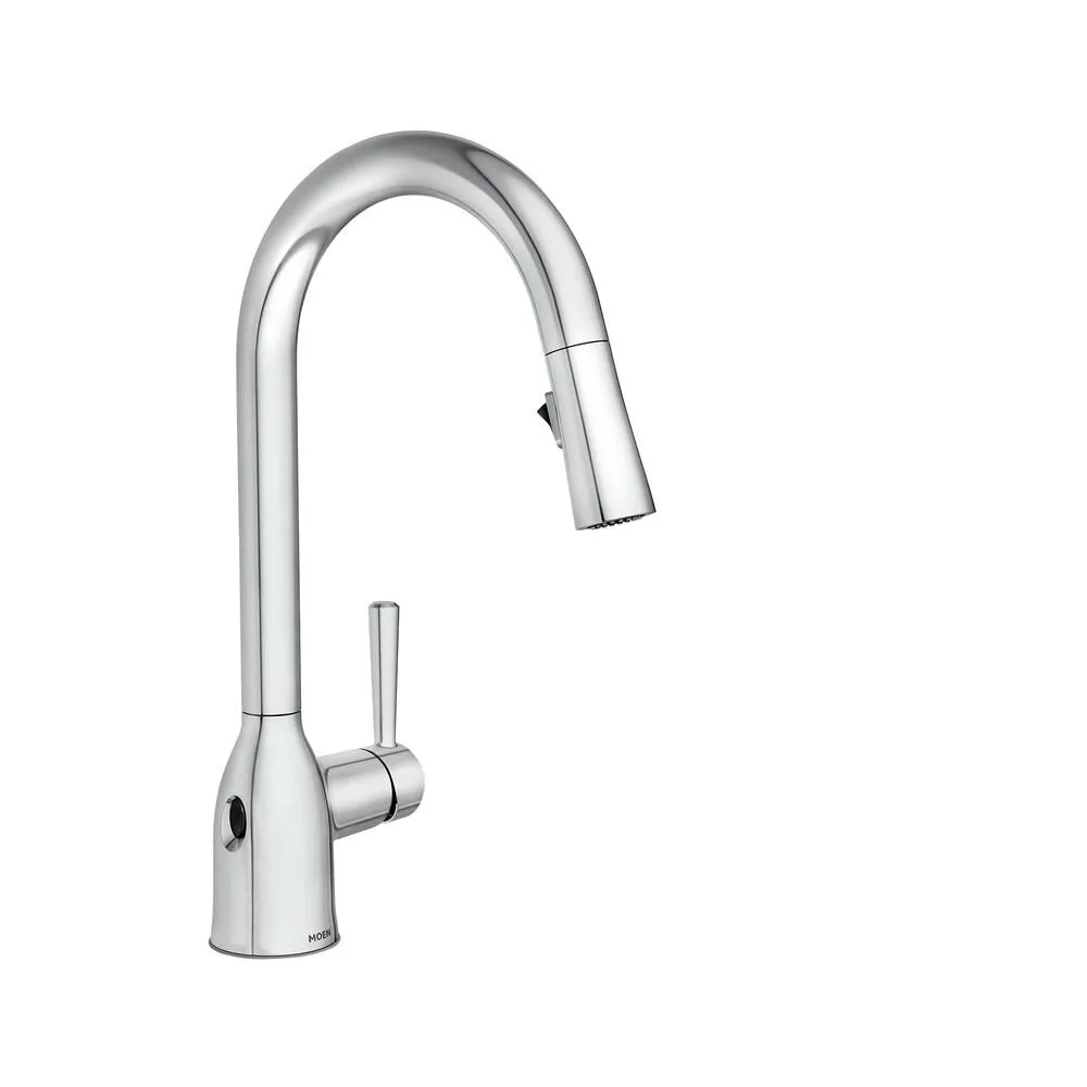 Adler Touchless Pull-Down Sprayer Kitchen Faucet with MotionSense Wave in Chrome