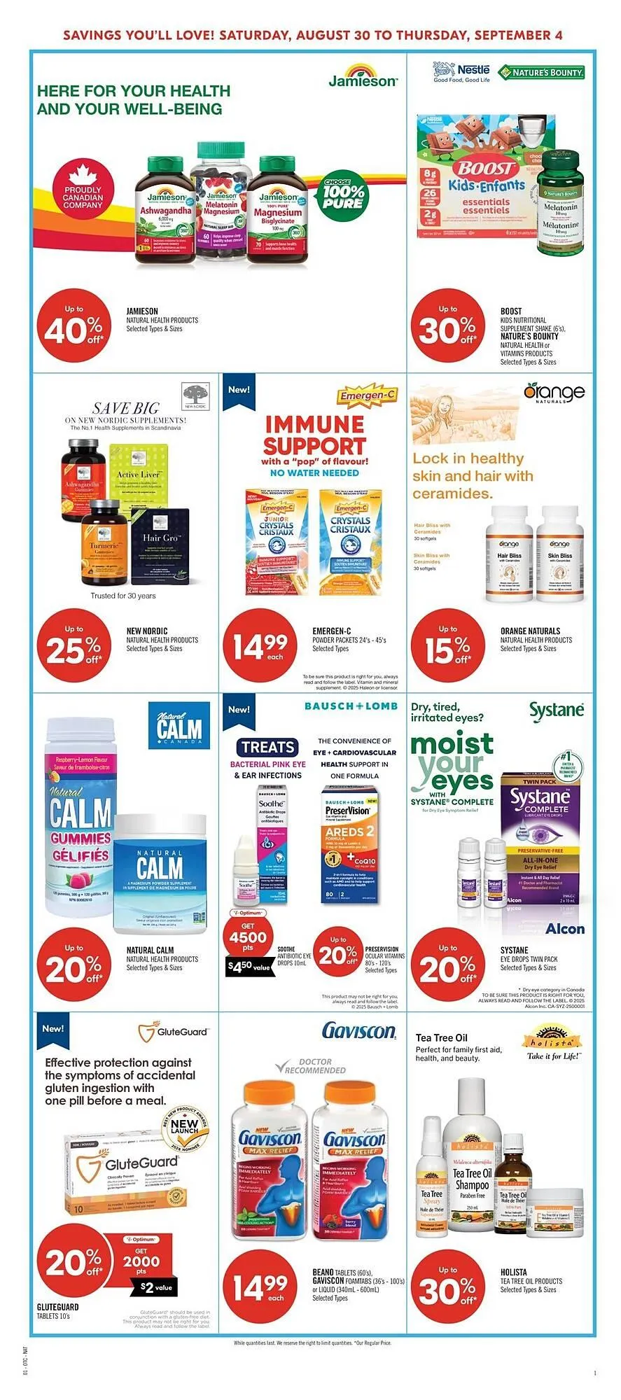 Shoppers Drug Mart flyer from August 30 to September 4 2025 - flyer page 14