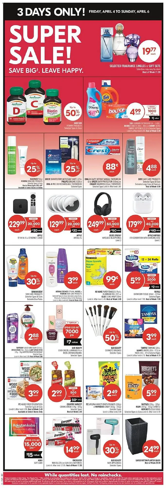 Shoppers Drug Mart flyer from April 4 to April 6 2025 - flyer page 2