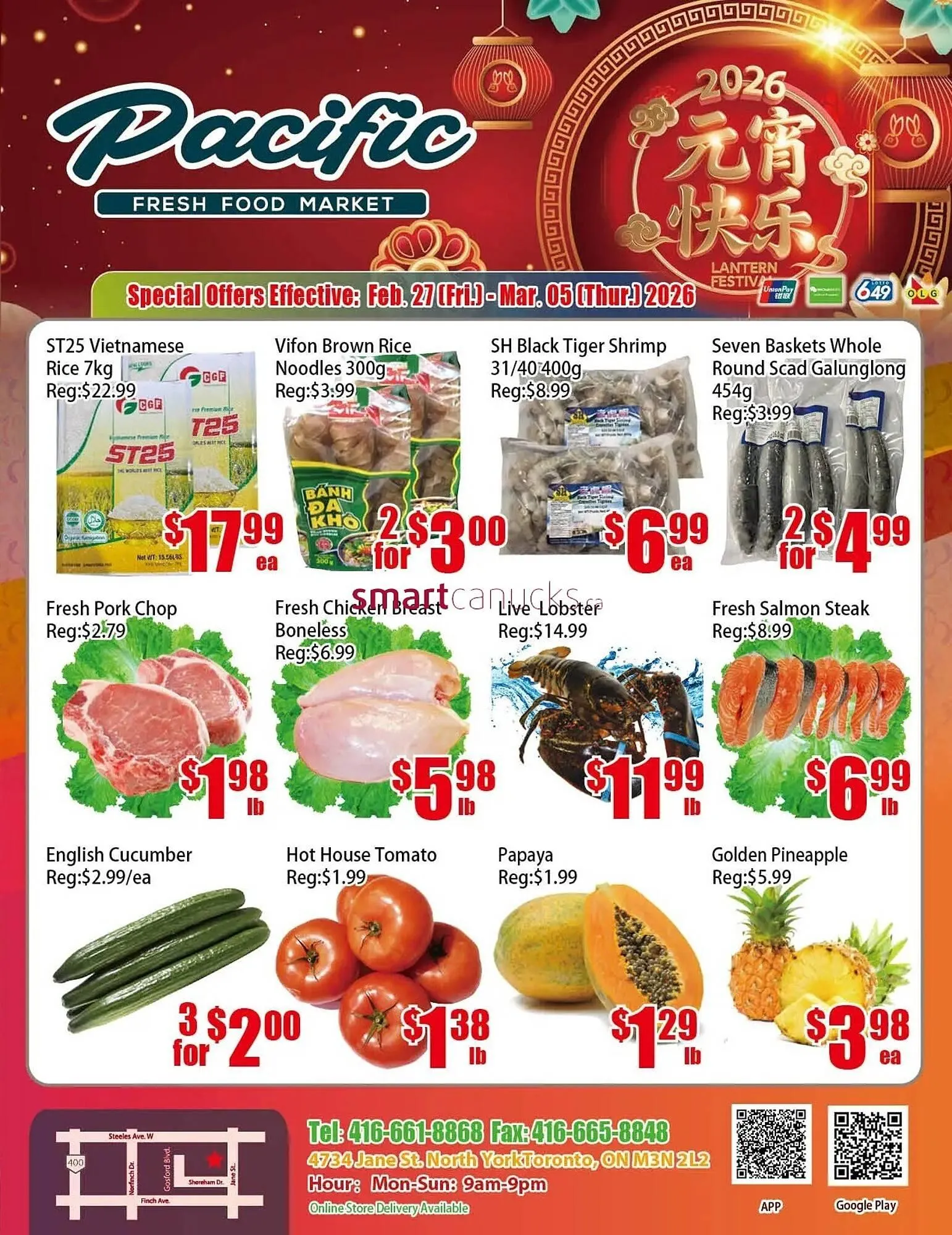 New Pacific Supermarket flyer from February 27 to March 5 2026 - flyer page 1