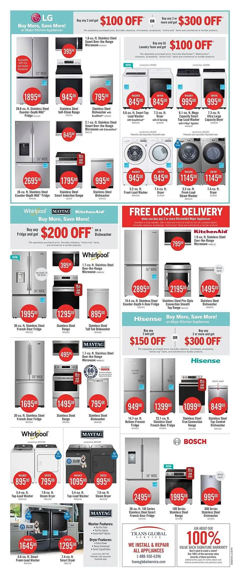 The Brick flyer from July 17 to July 31 2025 - flyer page 17