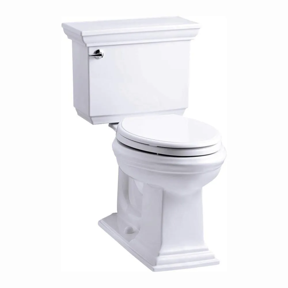 Memoirs Stately 2-Piece 4.8 LPF Single Flush Elongated Toilet in White