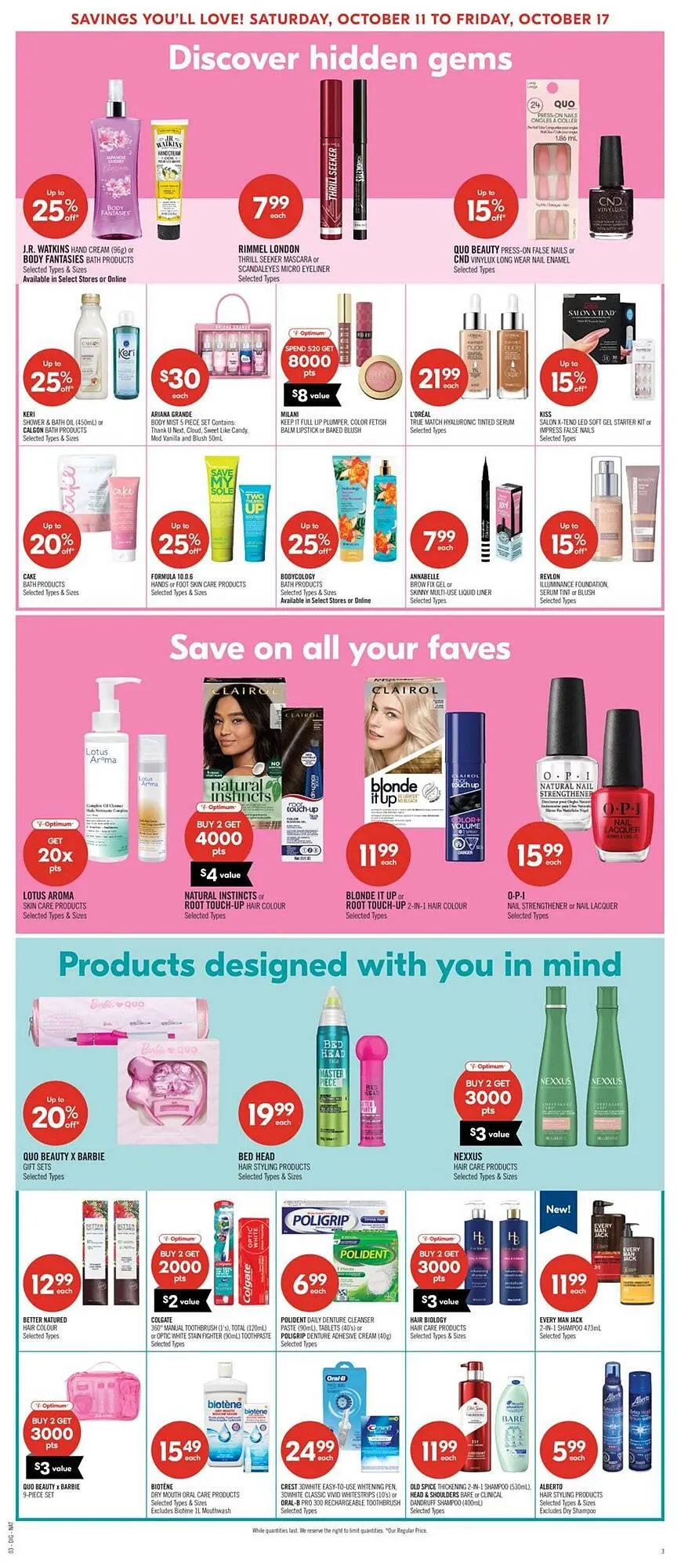 Shoppers Drug Mart flyer from October 11 to October 17 2025 - flyer page 19