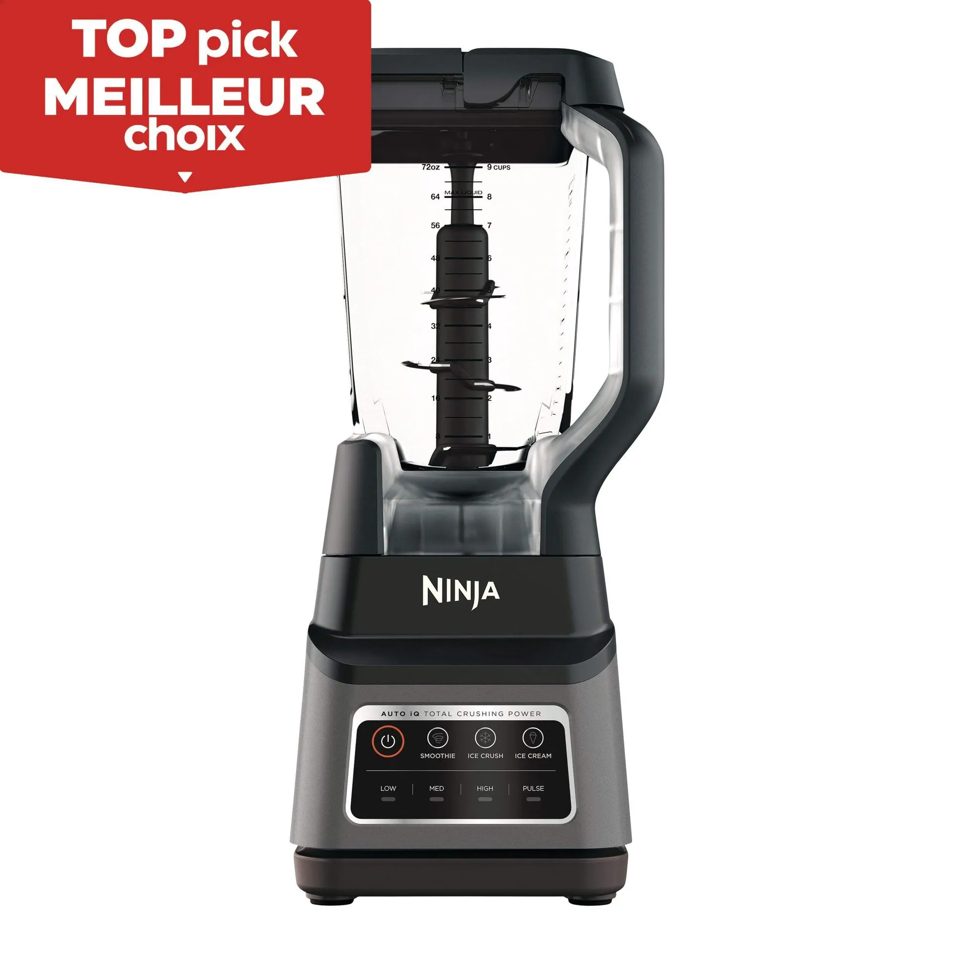 Ninja® Professional Plus Blender w/ 3 Pre-Set Auto IQ Programs, Stainless Steel, 1400W