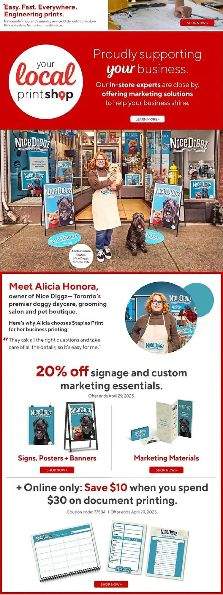 Staples flyer from April 2 to May 8 2025 - flyer page 13