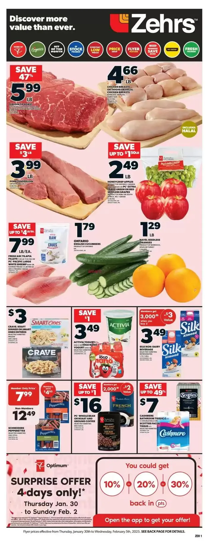 Zehrs Markets weeky flyer from January 30 to February 5 2025 - flyer page 3