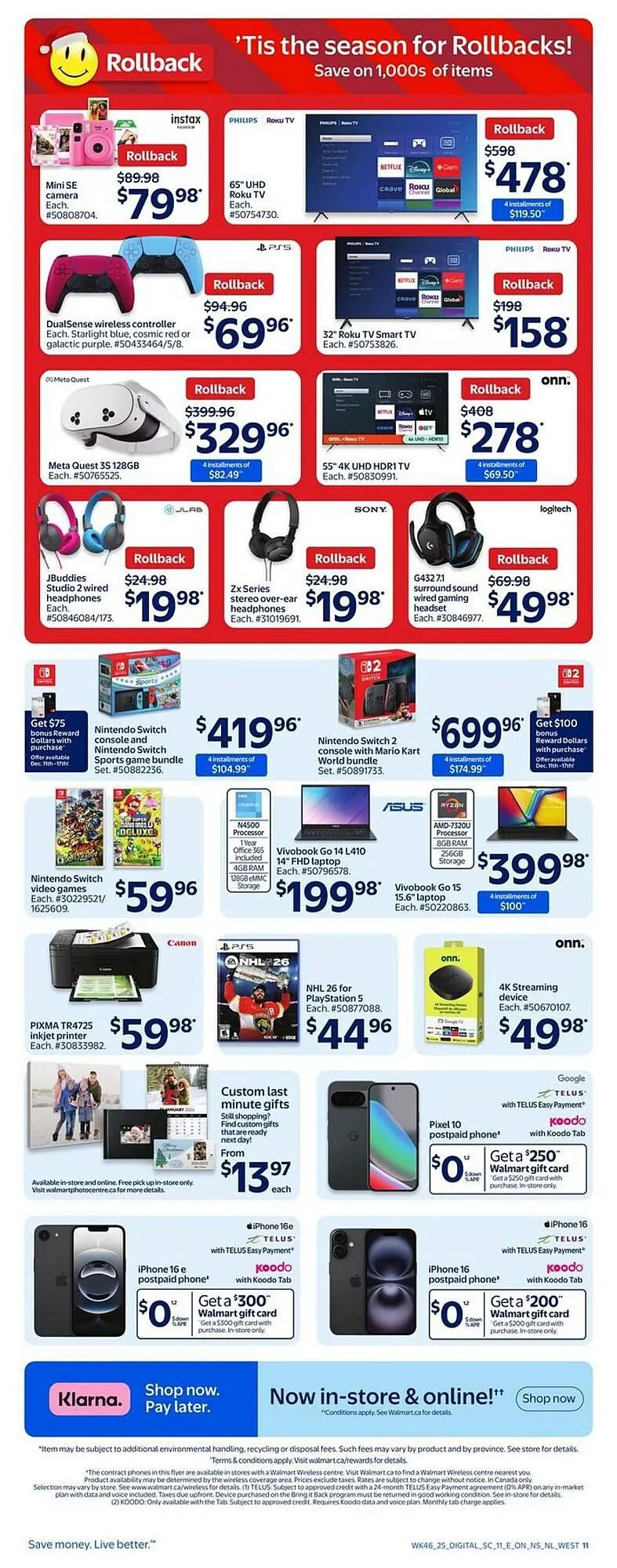 Walmart flyer from December 10 to December 24 2025 - flyer page 13