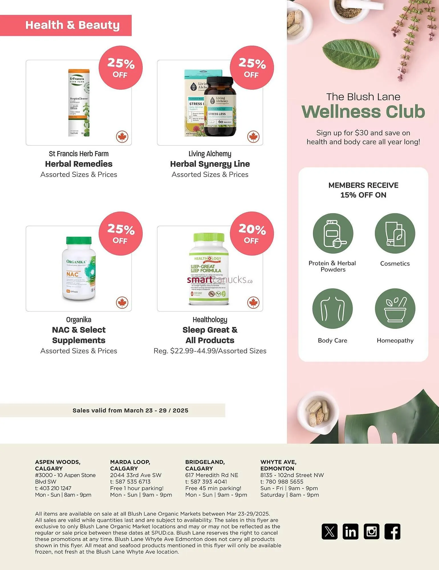 Blush Lane Organics flyer from March 23 to March 29 2025 - flyer page 5